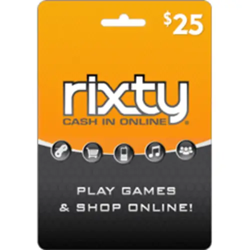 Rixty $25 Prepaid Card