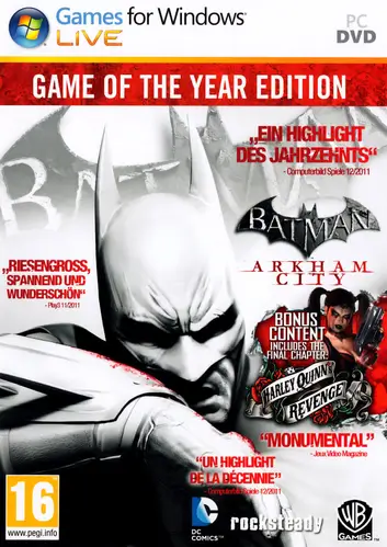 Batman: Arkham City GOTY PC Steam Code 