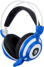 Sades SA21 Wired Gaming Headset - White and Blue