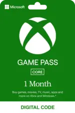 Xbox Game Pass Core 1 Month Membership US Digital Code