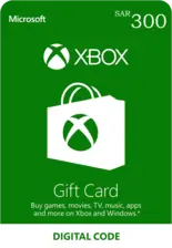 Xbox Live SAR 300 Gift Card KSA Digital Code
