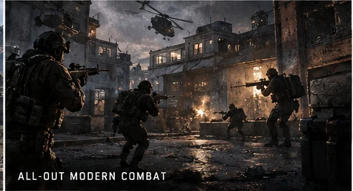 Modern Warfare 4 DMZ combat environment in Hajin