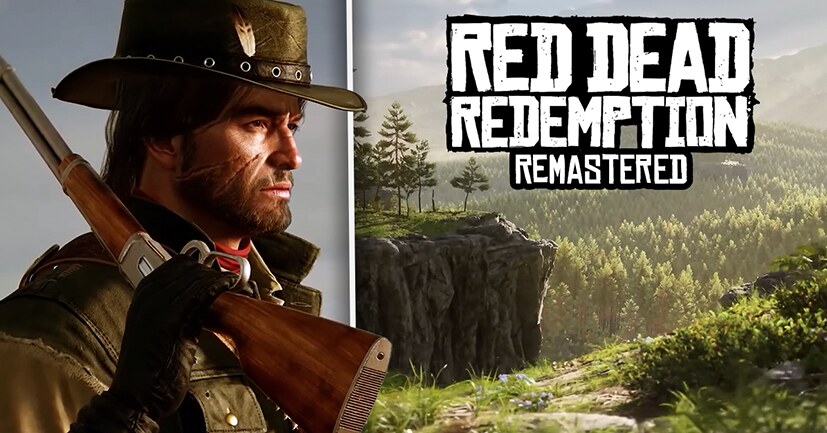 يتم العمل حاليا على تطوير نسخة محسنة من الجزء الاول للعبة  red dead 