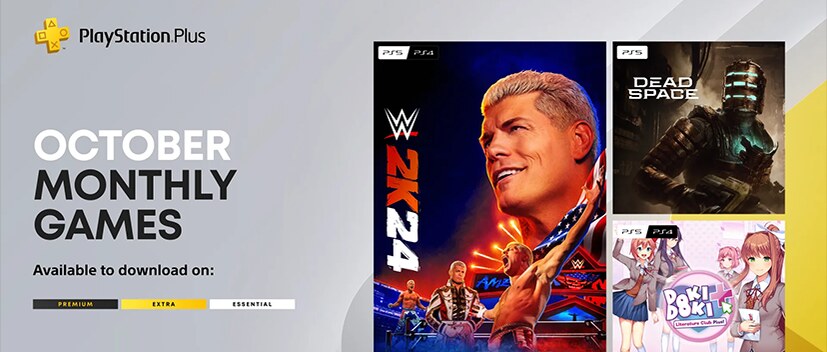 الكشف عن قائمة العاب PS Plus المجانية لشهر اكتوبر 2024