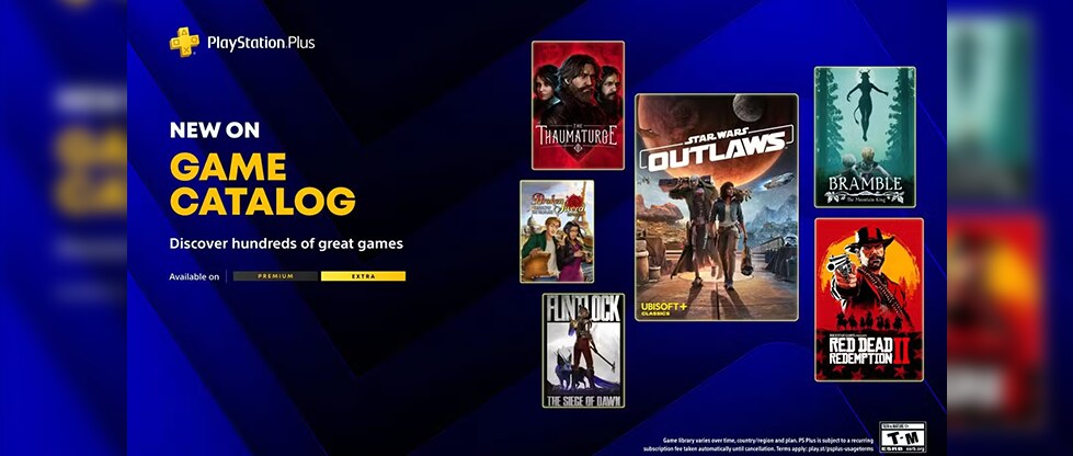 الكشف رسميًا عن ألعاب PlayStation Plus لشهر مايو 2026 بقيادة Star Wars Outlaws وRed Dead Redemption 2