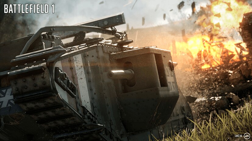 شاهد عرض جديد للعبه BATTLEFIELD 1