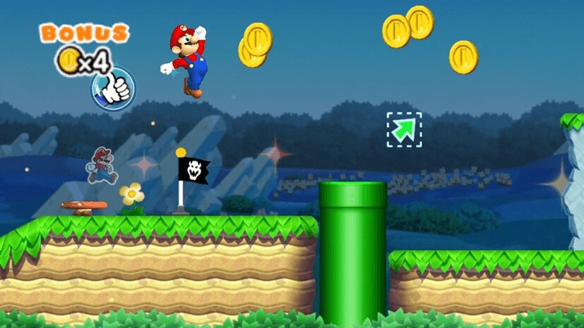 IPHONE و IPAD على SUPER MARIO RUN إصدار لعبة