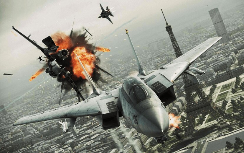 PS4 القادمة حصرياً ل ACE COMBAT 7 شاهد هذا العرض من لعبة