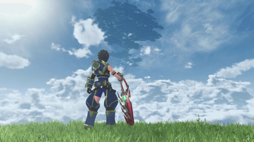 Switch على جهاز Xenoblade الاعلان الاول للعبه
