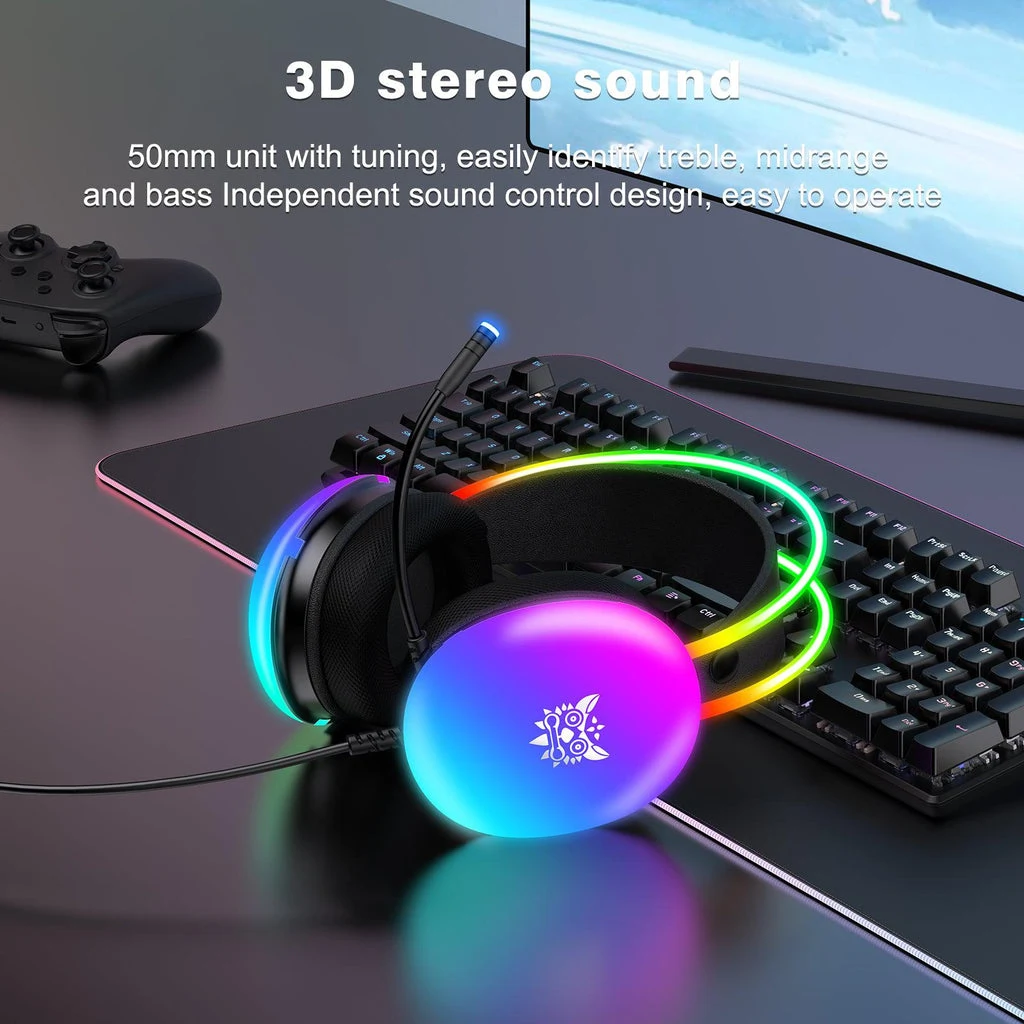 ONIKUMA X25 Gaming Headset - Black