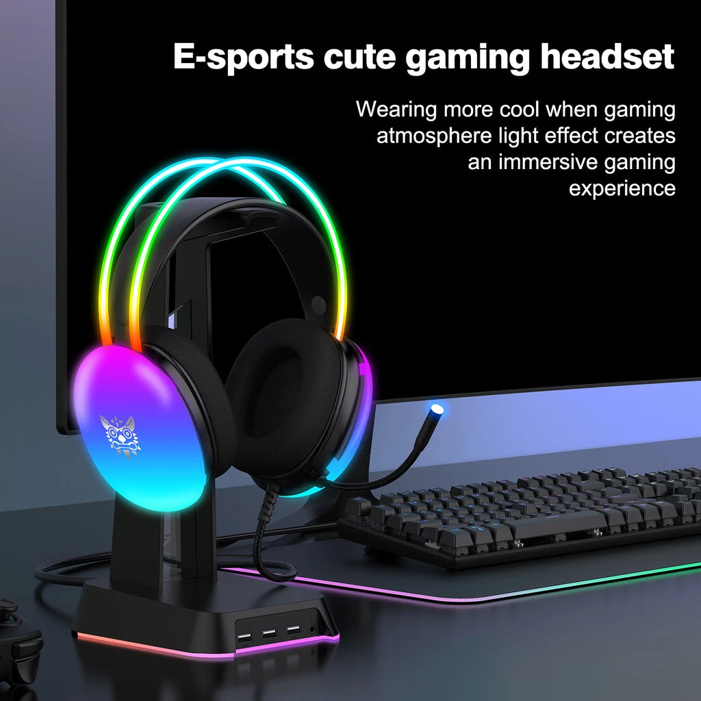 ONIKUMA X25 Gaming Headset - Black