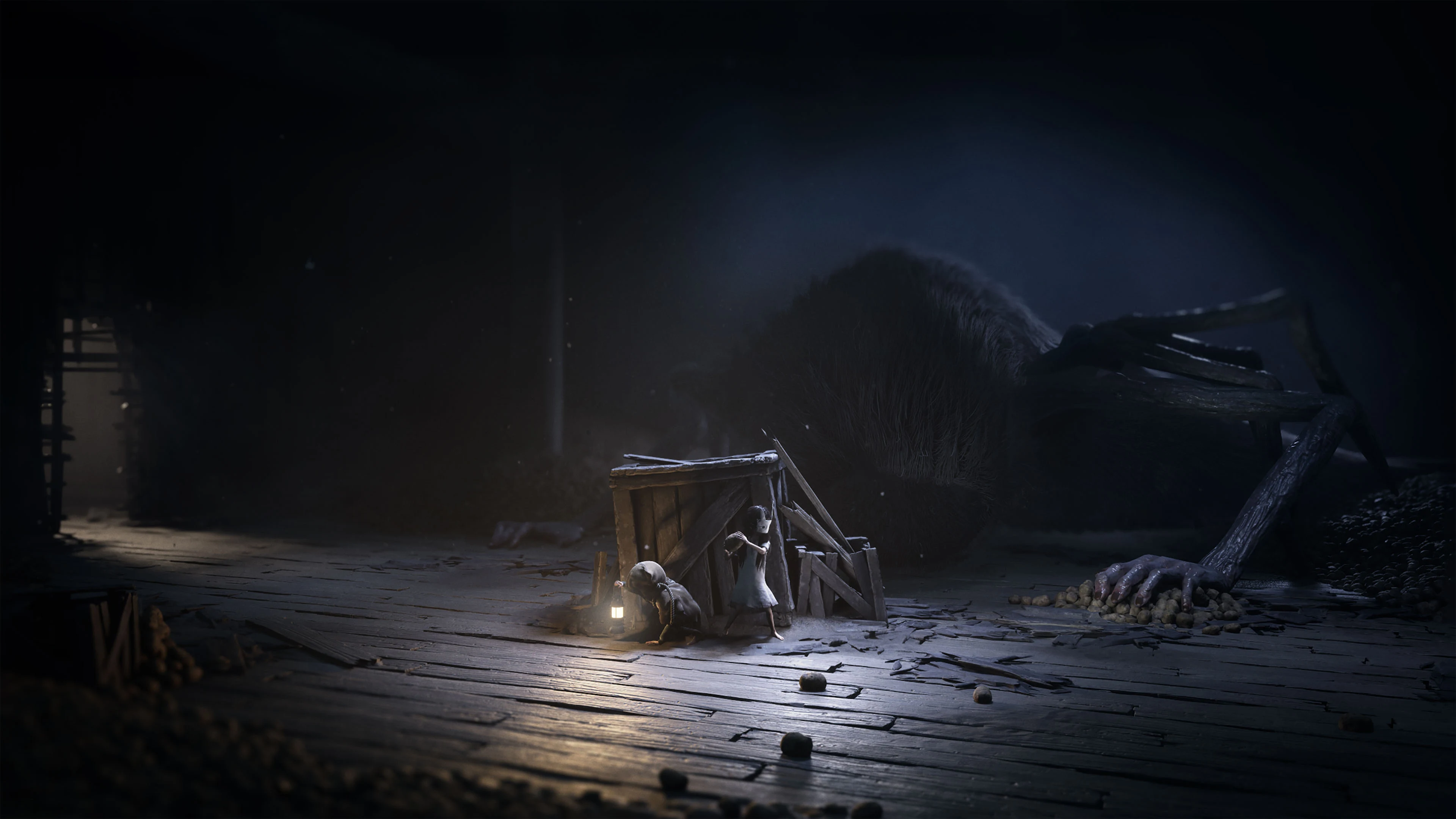 Shared cinematic camera framing both characters