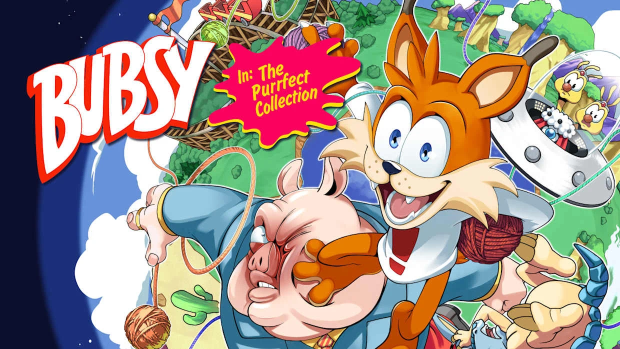 Bubsy in The Purrfect Collection closing visual