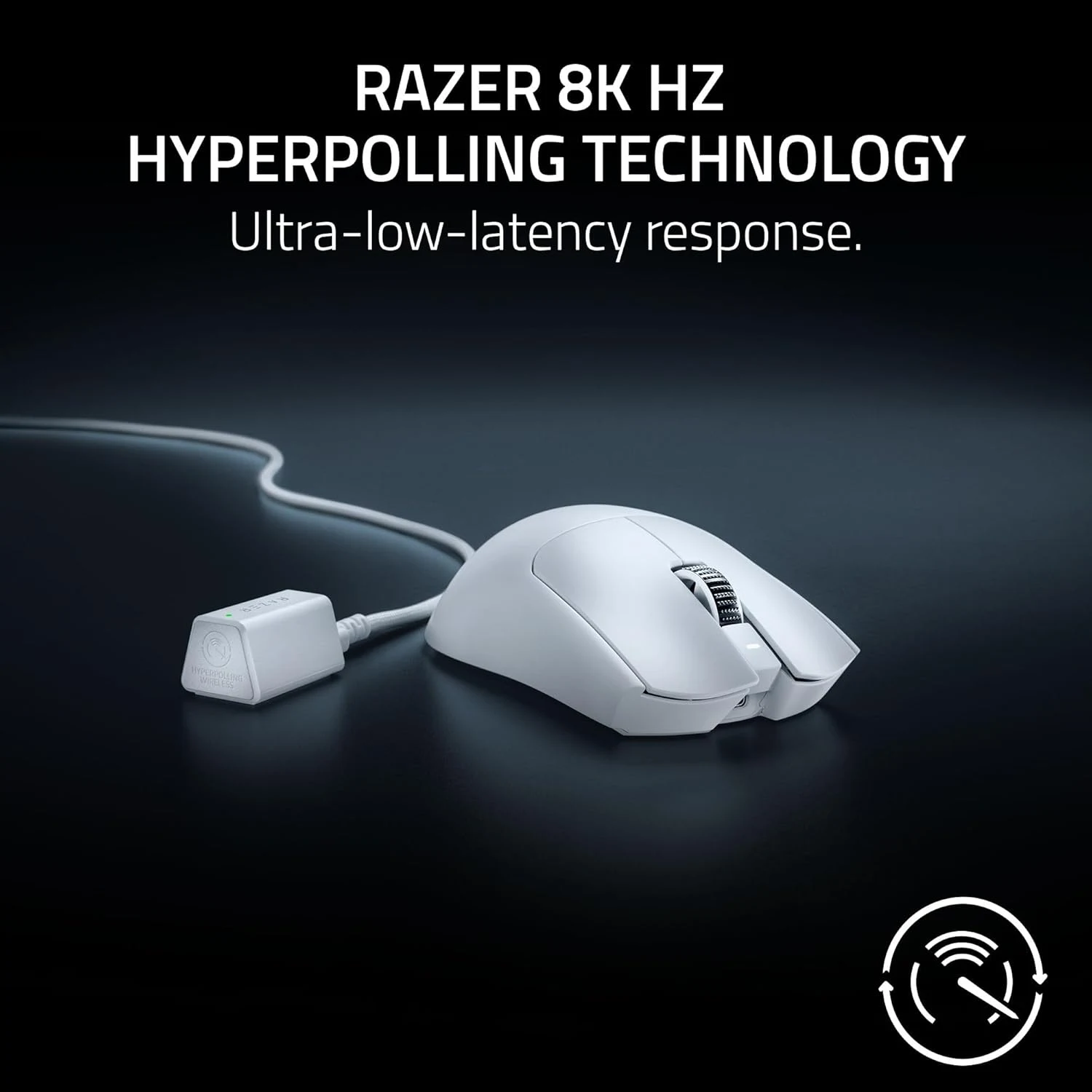 RAZER Viper V3 Pro wireless Gaming Mouse - White