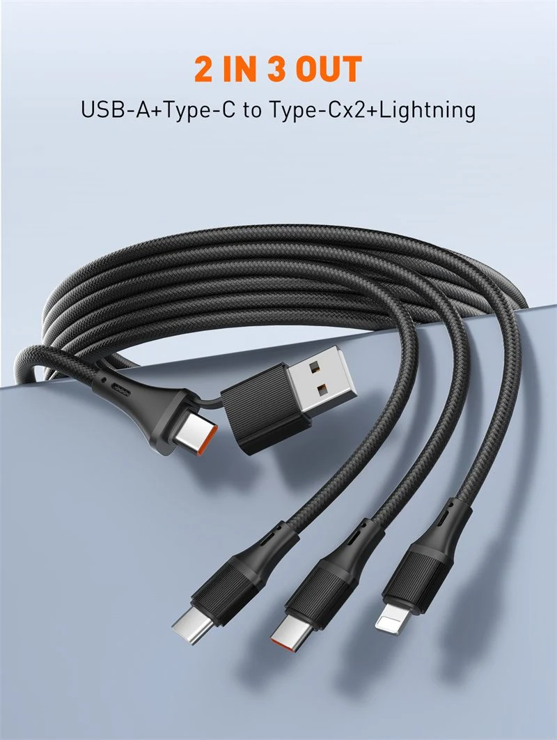 LDNIO LC97uc 2 In 3 Cable Design