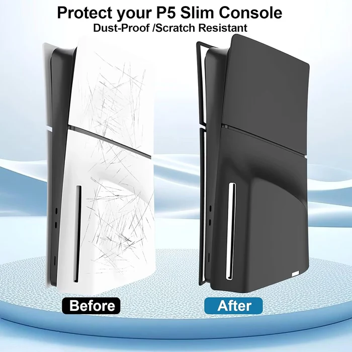 Silicone Cover for PS5 Slim Disc Edition Black
