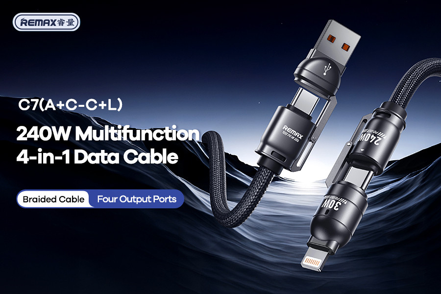 REMAX C7 240W 4-in-1 cable