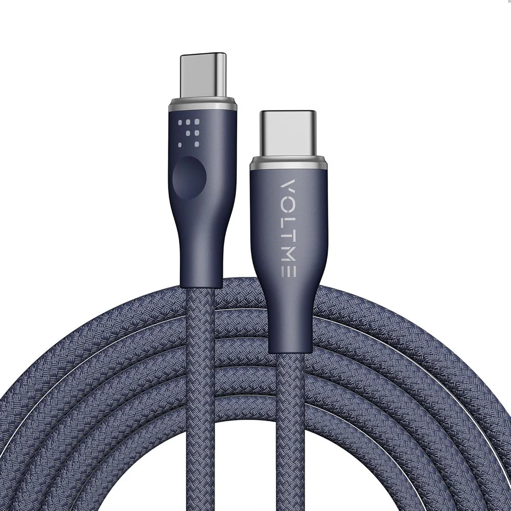 فولتمي باور لينك راج كابل USB-C بقوة 60W بطول 1 متر أزرق