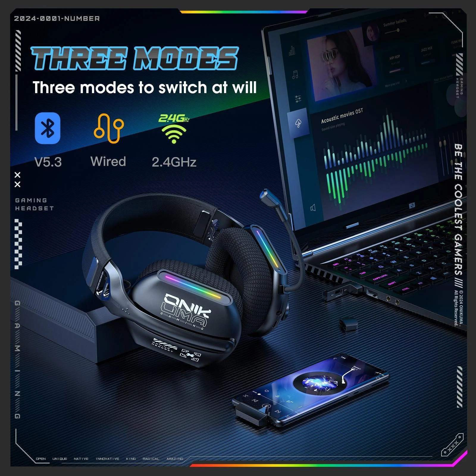 أوضاع الاتصال الثلاثة في أونيكوما GT808