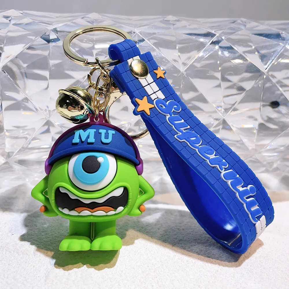 Monsters University Mike Wazowski Blue Strap Keychain