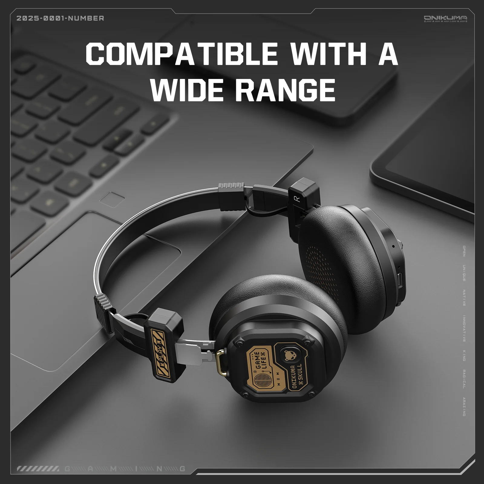 ONIKUMA GT803 Wireless Gaming Headset Device Compatibility