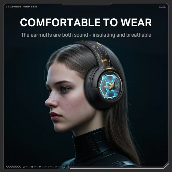 ONIKUMA GT802 Comfortable Over-Ear Design