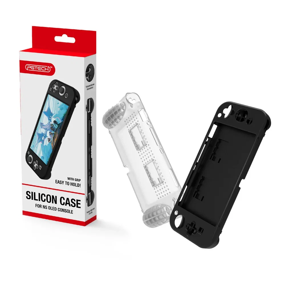 PGTECH GP-341 Nintendo Switch OLED Silicone Clear Case Transparent