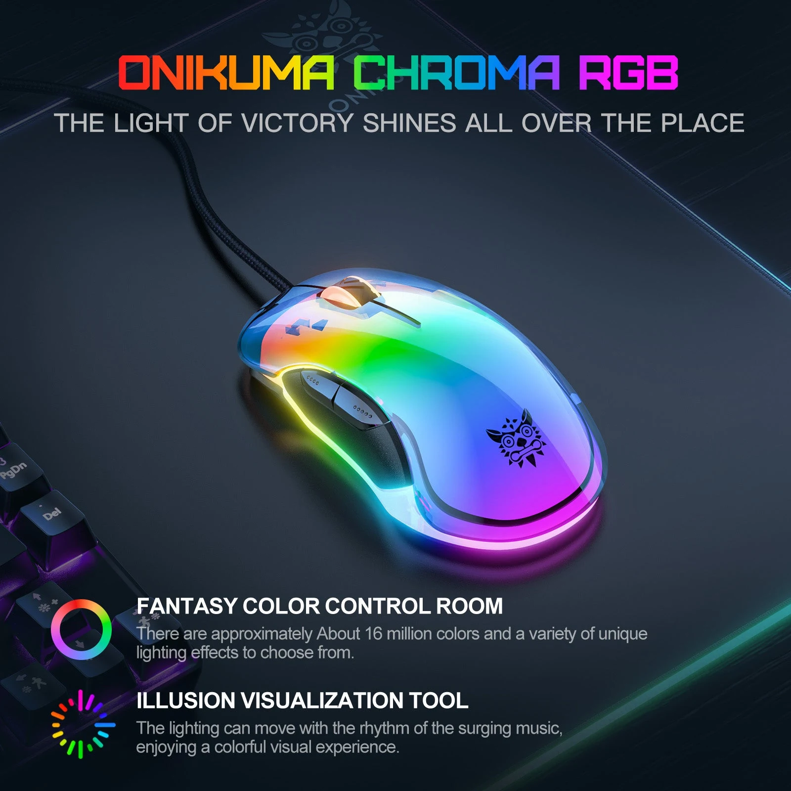 ONIKUMA CW925 RGB Wired Gaming Mouse