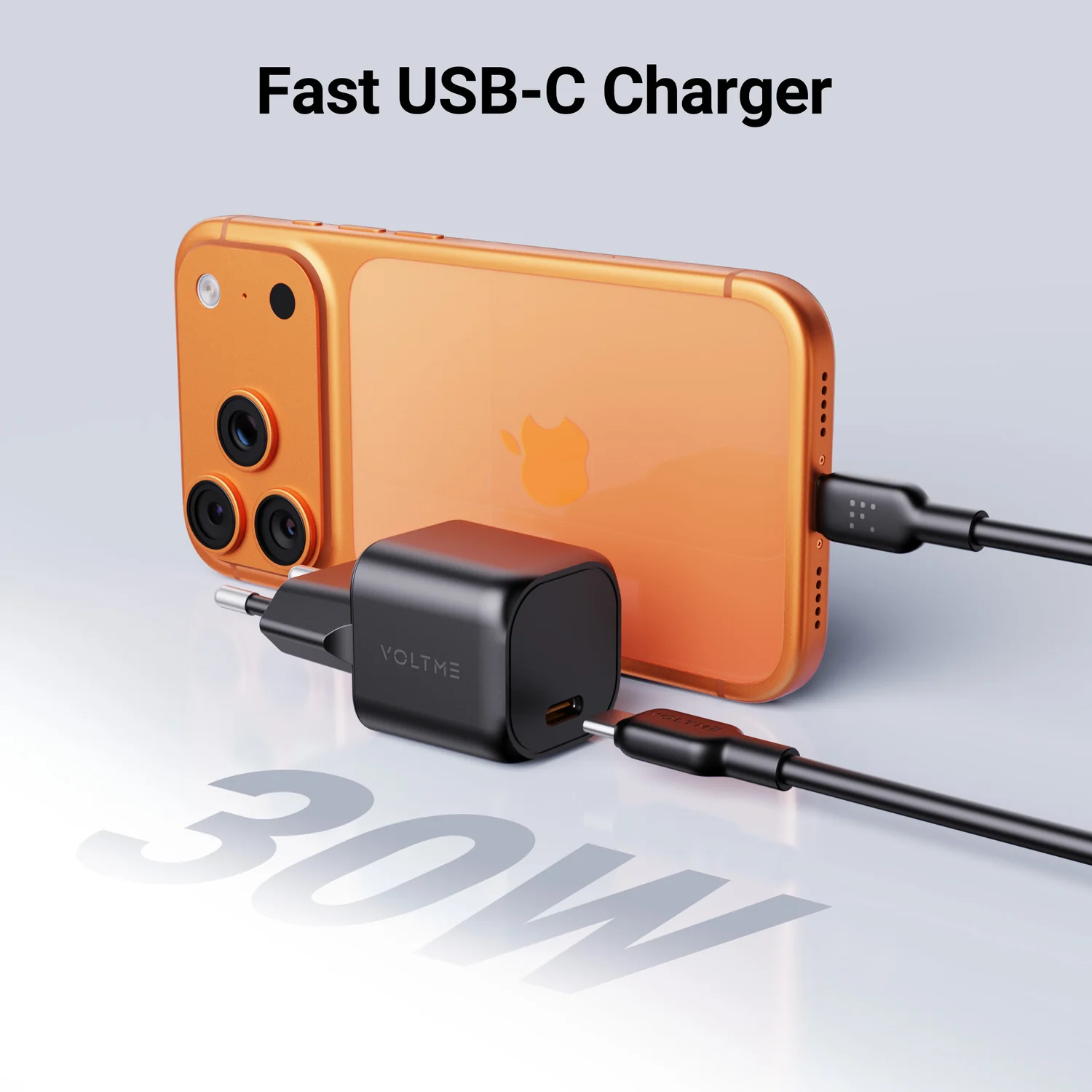 Voltme Revo 30W Lite C Wall Charger - Black