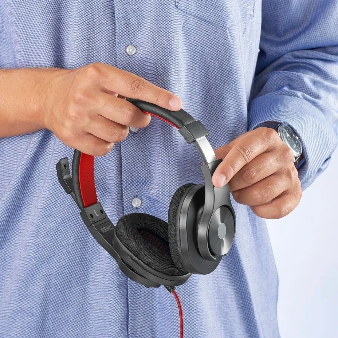 Hama HS-USB400 black USB office headset