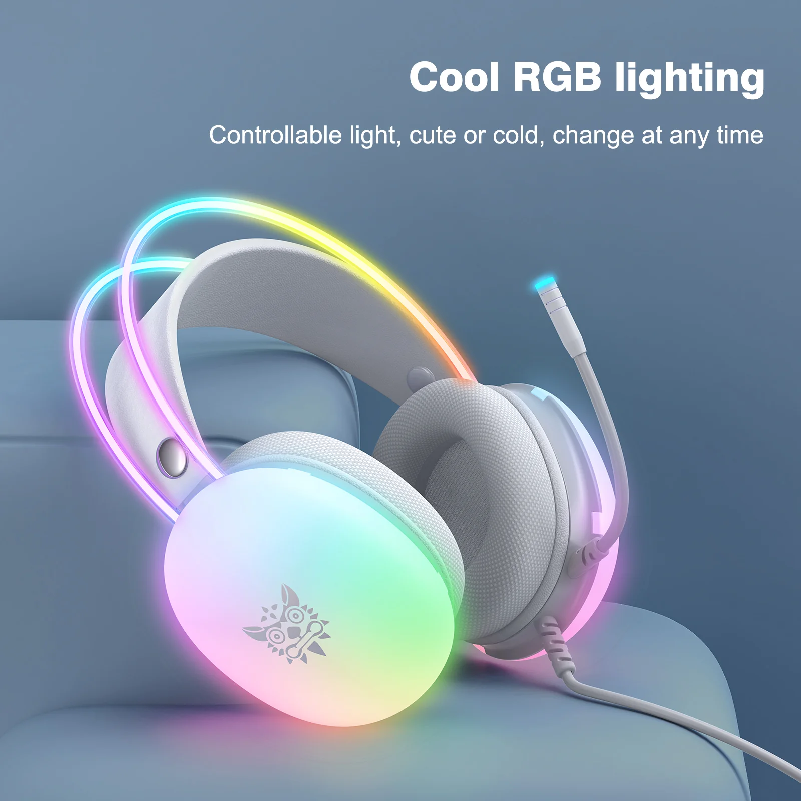 ONIKUMA X25 Gaming Headset - White
