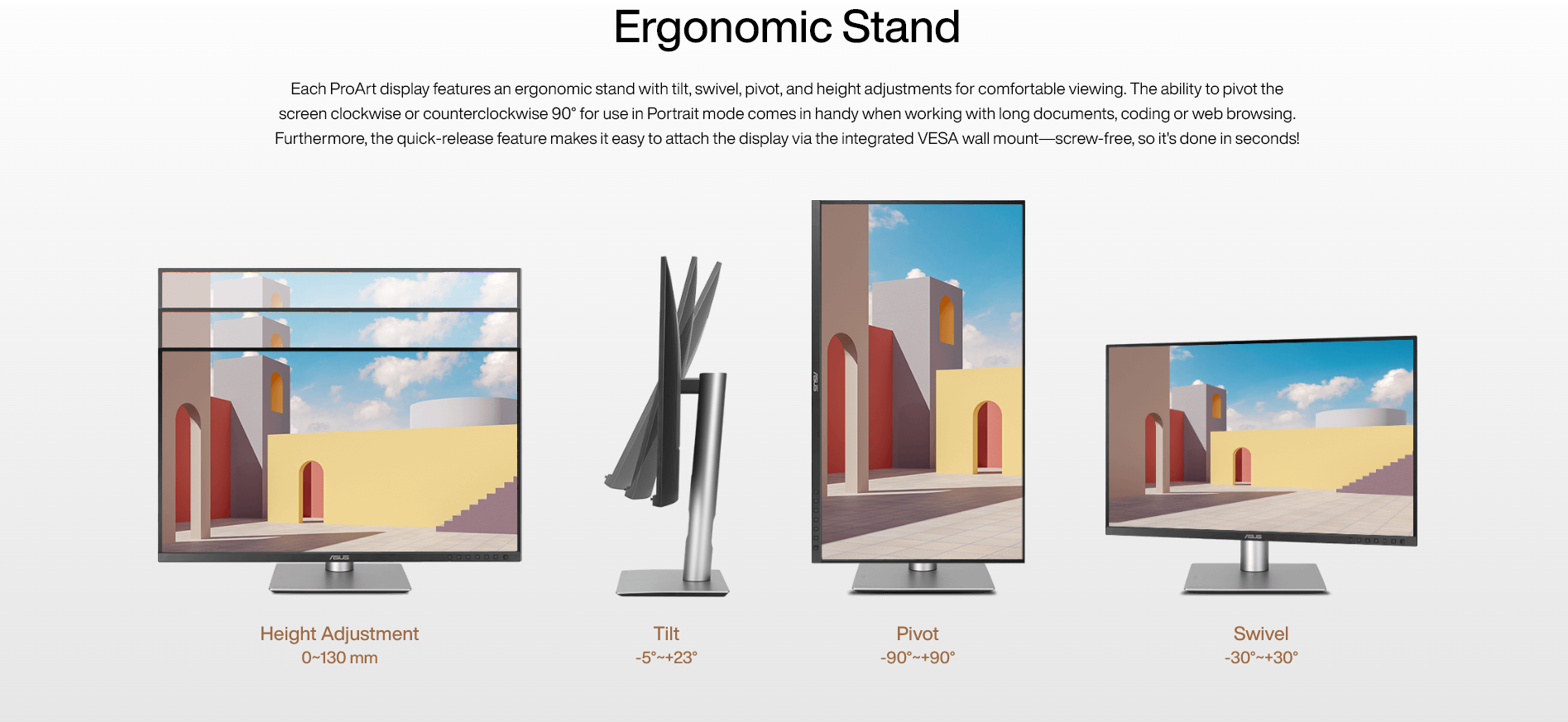 شاشة ASUS ProArt Display PA279CRV بدقة 4K
