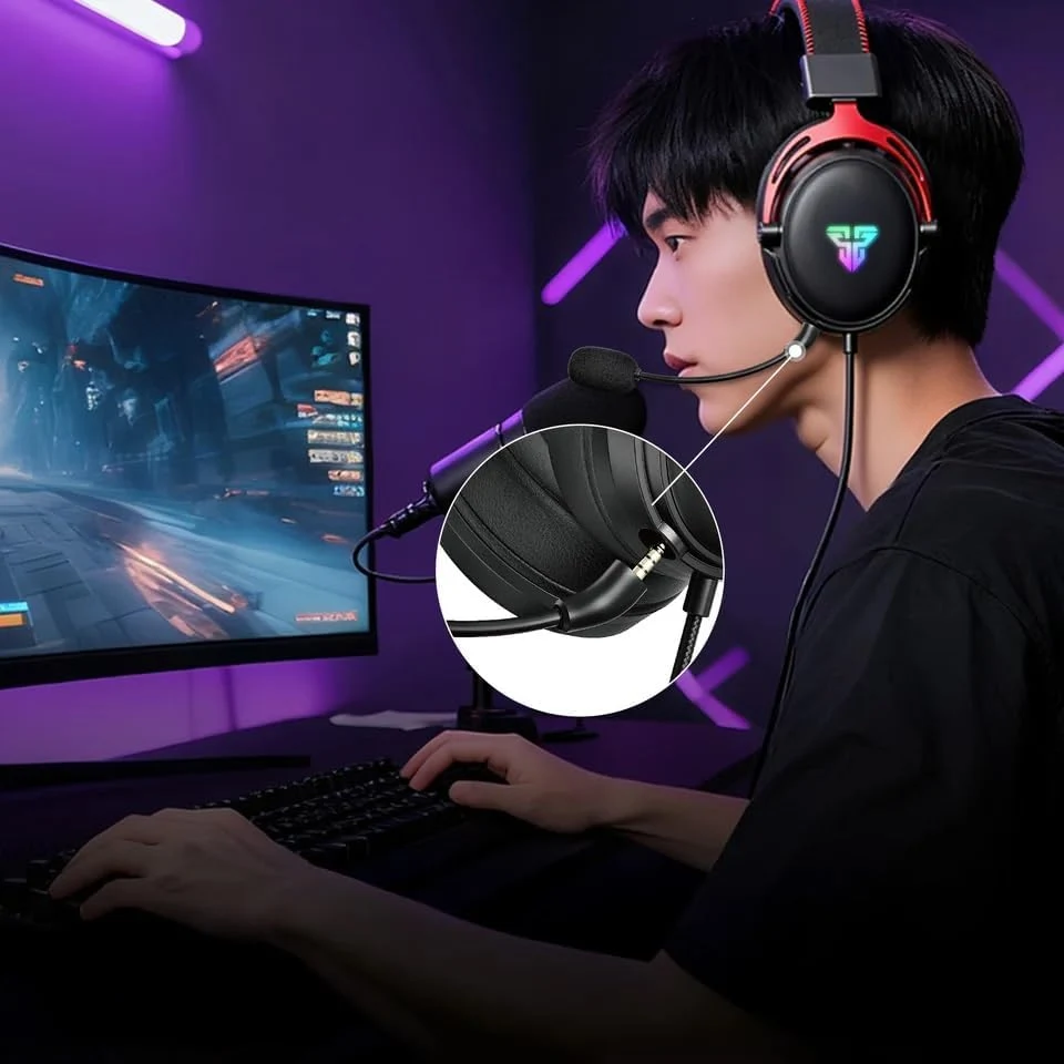 Fantech CRUZE HG31 7.1 Wired Gaming Headset USB - Black