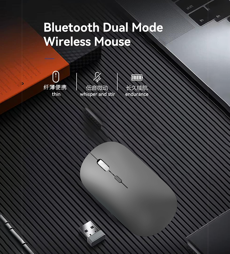 Forev Ergonomic Official Business Wireless Mouse - Gray
