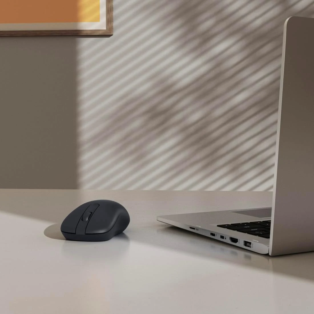هاما WM-100 ماوس لاسلكي صامت أسود
