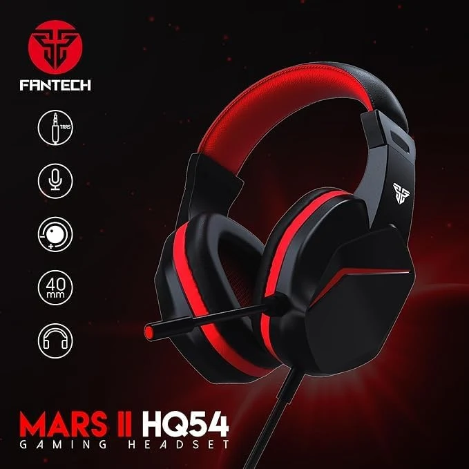 سماعة ألعاب سلكية فانتيك MARS II HQ54 أسود