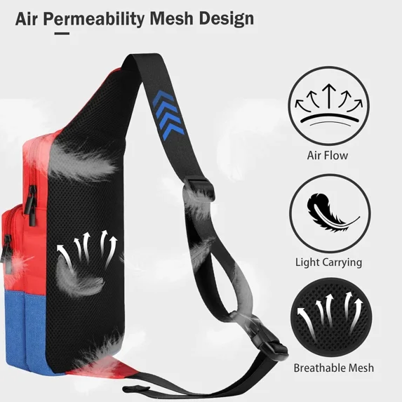 Breathable mesh backing and adjustable strap of the Nintendo Switch 2 carrying case