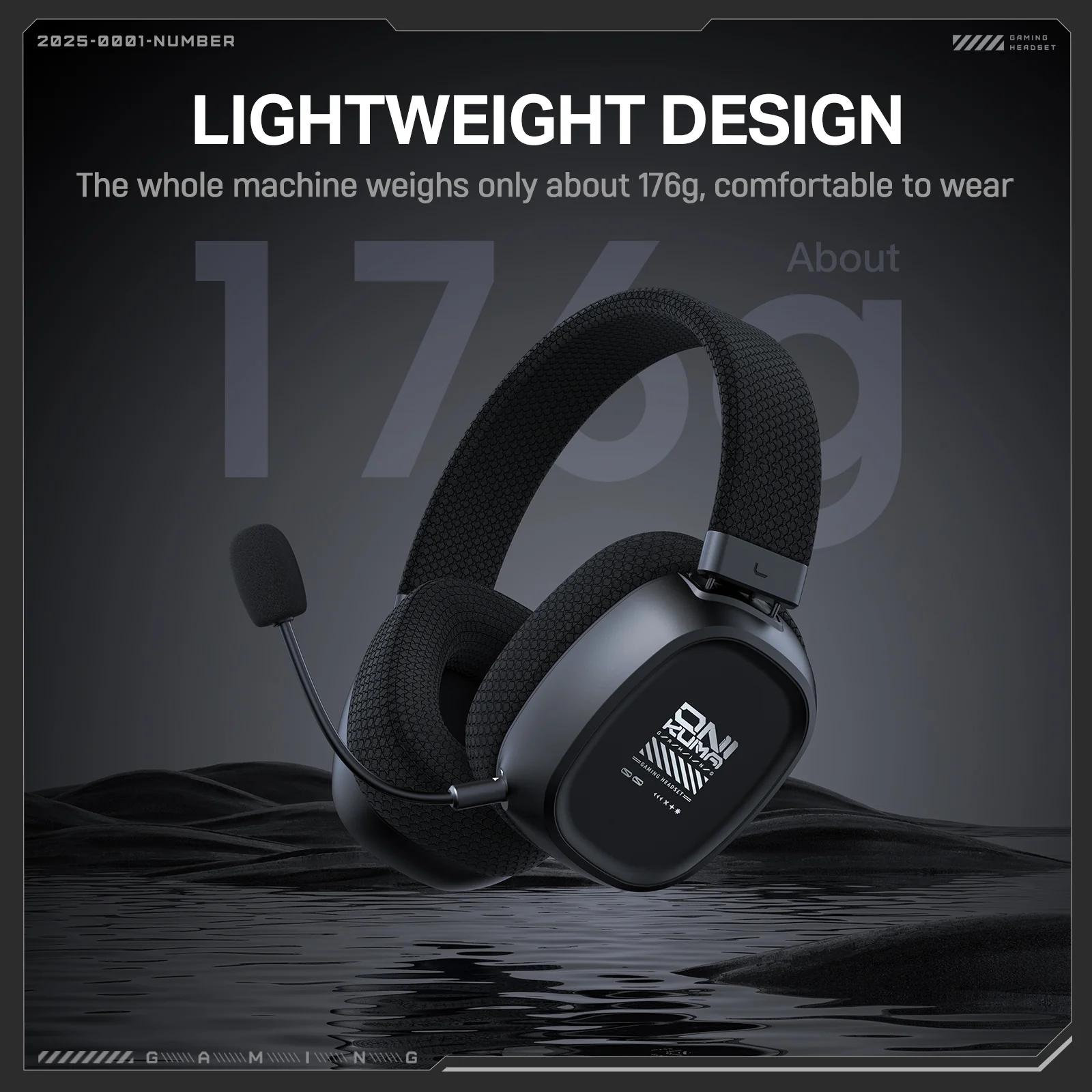 ONIKUMA GT839 lightweight comfort