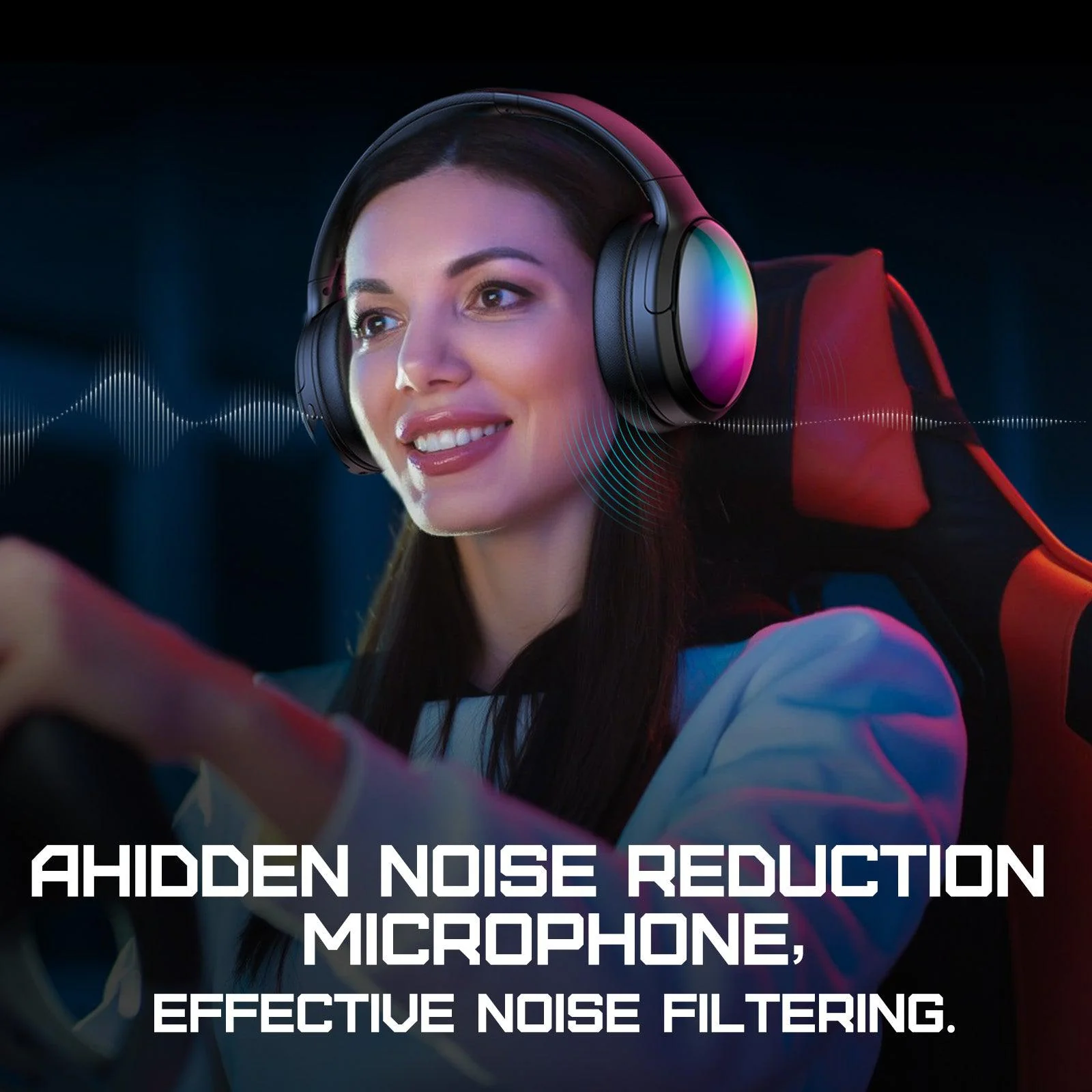 ONIKUMA B3 RGB Wireless Gaming Headphone - Black