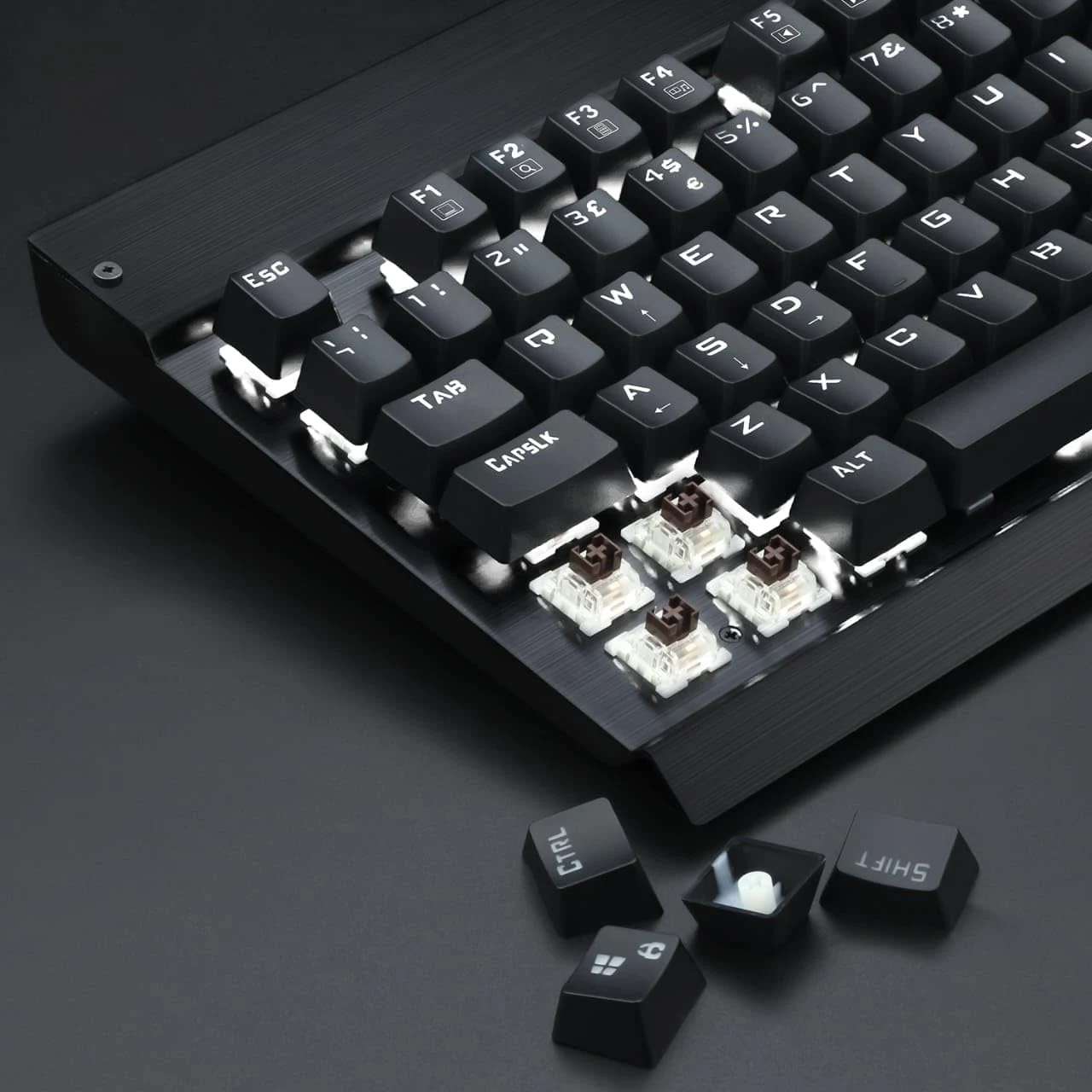Redragon KG010-KN Wired Mechanical Gaming Keyboard Brown Switch - Black