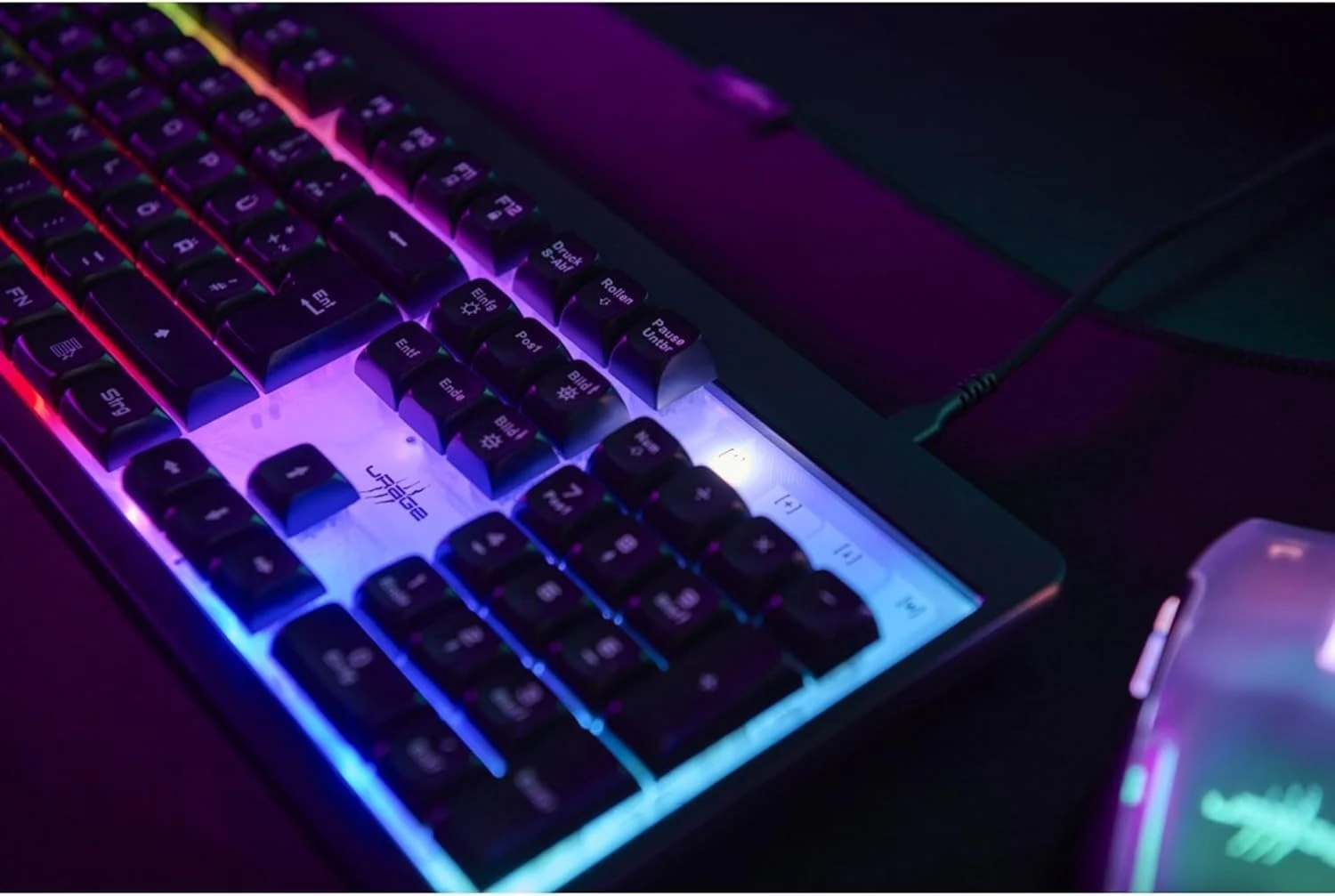 uRage Exodus 215 Illuminated Gaming Keyboard Black