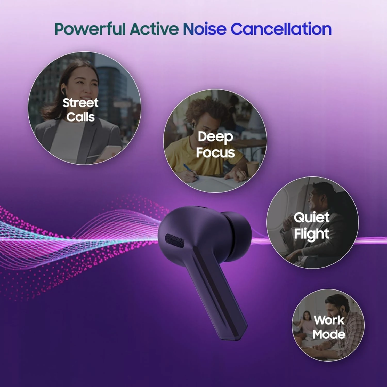 Samsung Galaxy Buds3 FE Active Noise Cancellation