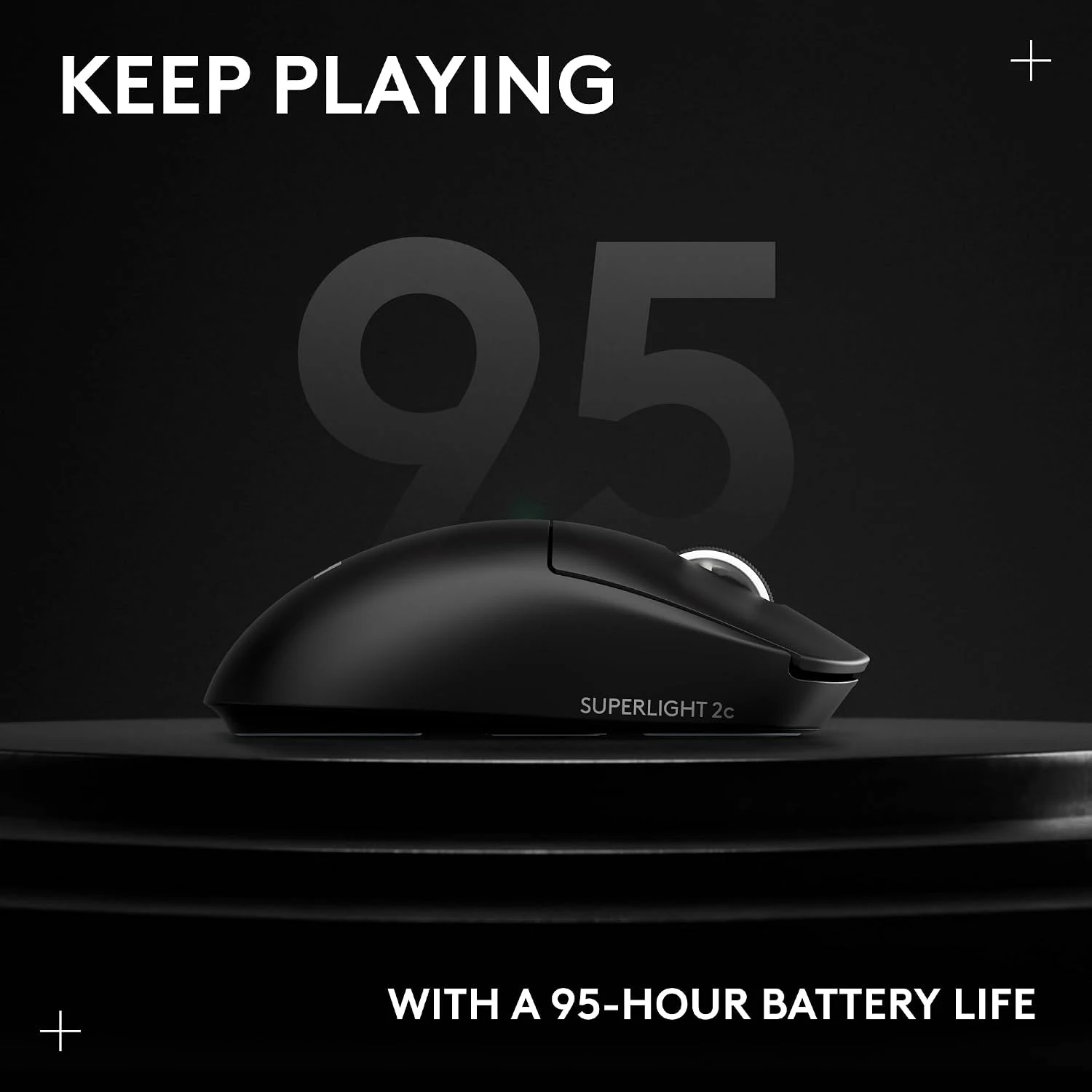 Logitech Pro X Superlight 2c Wireless Gaming Mouse - Black