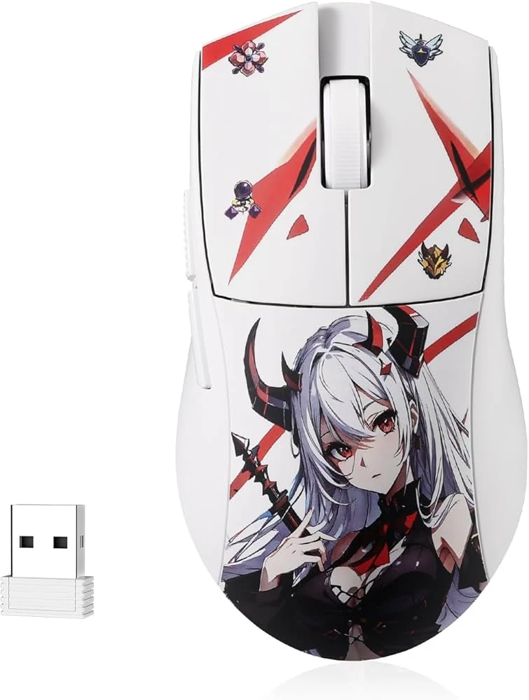 Redragon M916AK-PRO 3-Mode Wireless Gaming Mouse - White