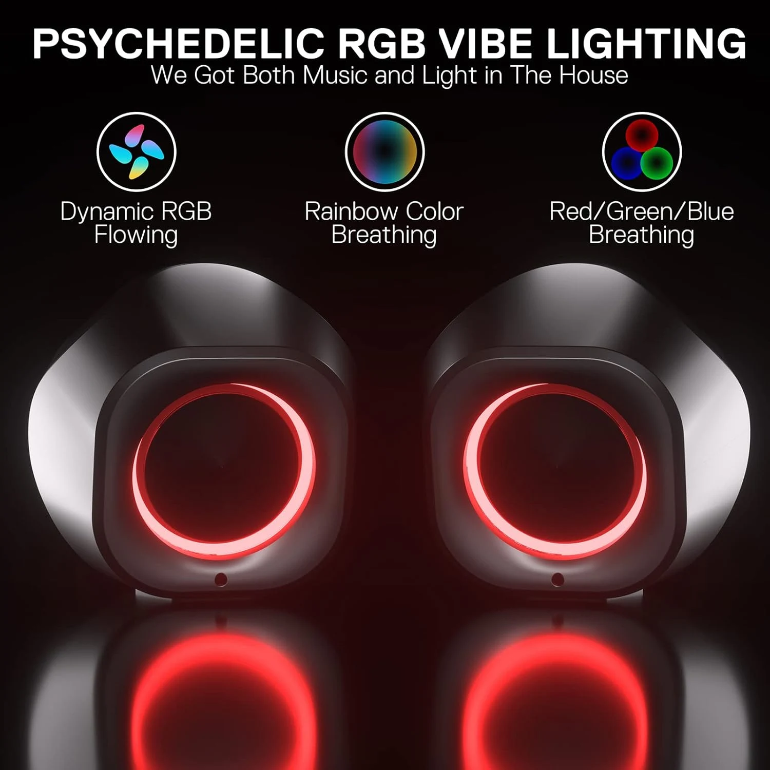 Redragon GS590 Wireless PC RGB Gaming Speaker