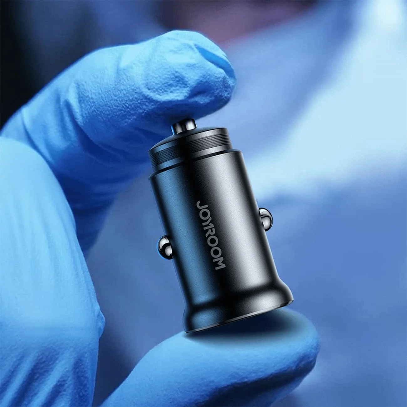 JOYROOM JR-CCN05 30W Mini Metal Car Charger - Black