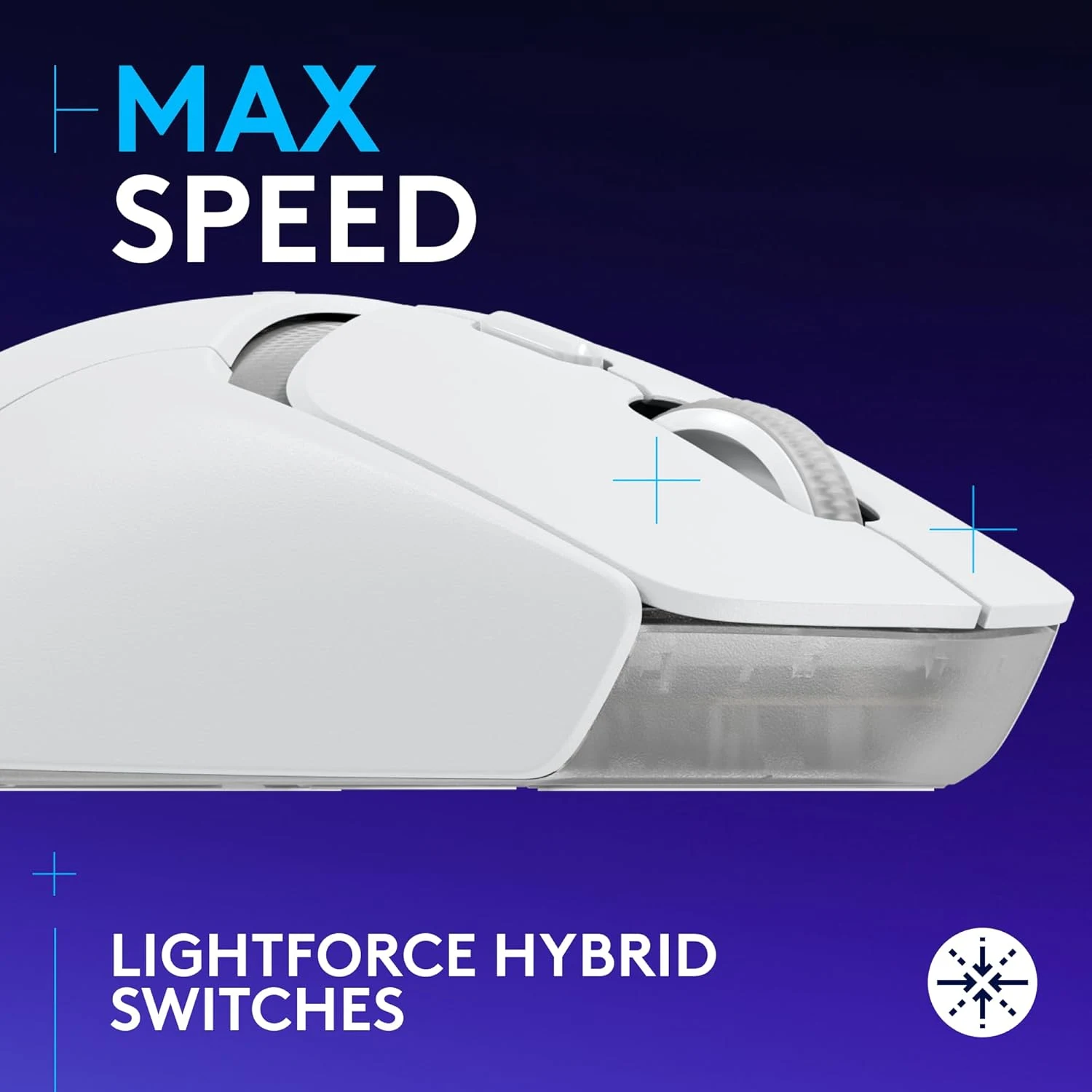 Logitech G309 Lightspeed Wireless Gaming Mouse - White