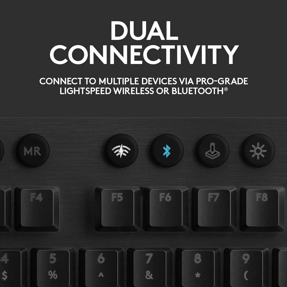 Logitech G915 X Lightspeed Low-Profile Wireless Gaming Keyboard - Black