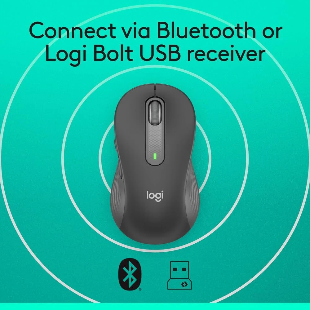 Logitech Signature M650 Small/Medium Wireless Mouse - Graphite