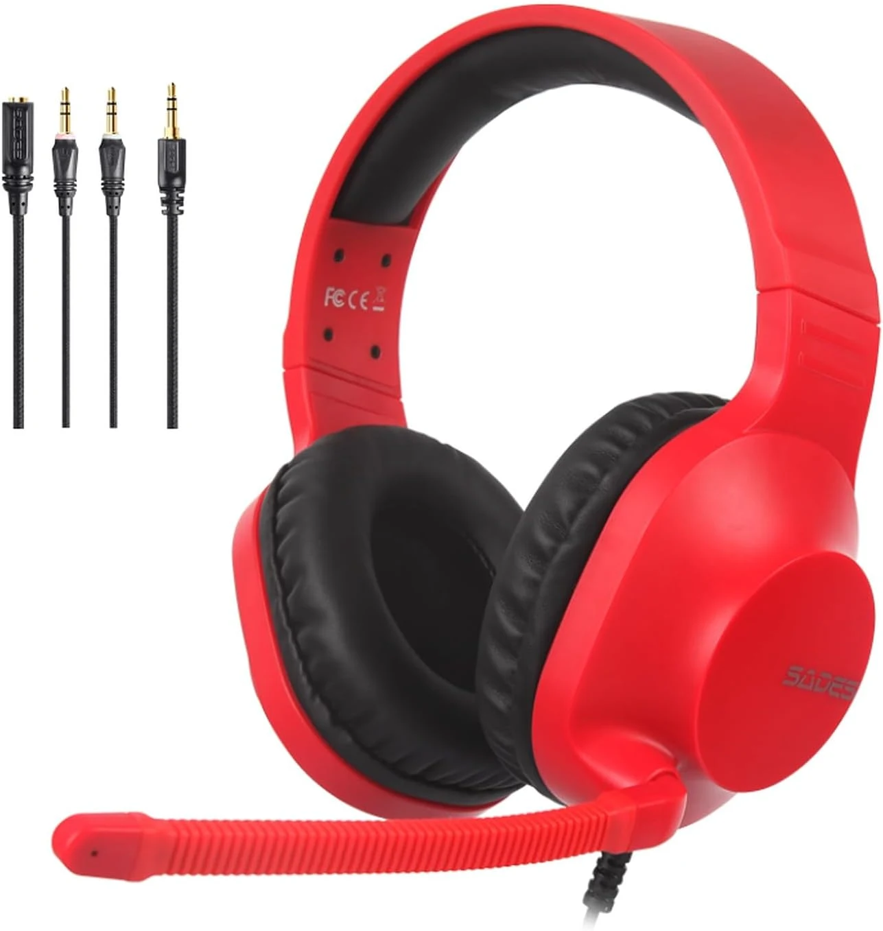 SADES Spirits SA-721 Wired Gaming Headphone - Red - Open Sealed
